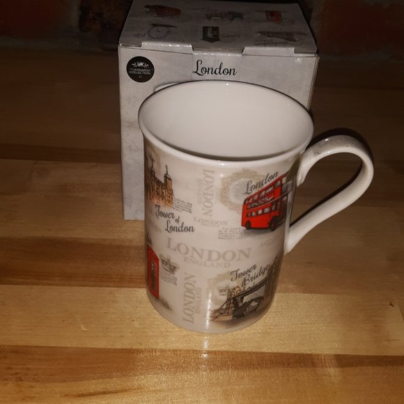 SALE: 2 New In Box Leonardo Collection 8 oz London Coffee Cups (2 CUPS) - Picture 2 of 7